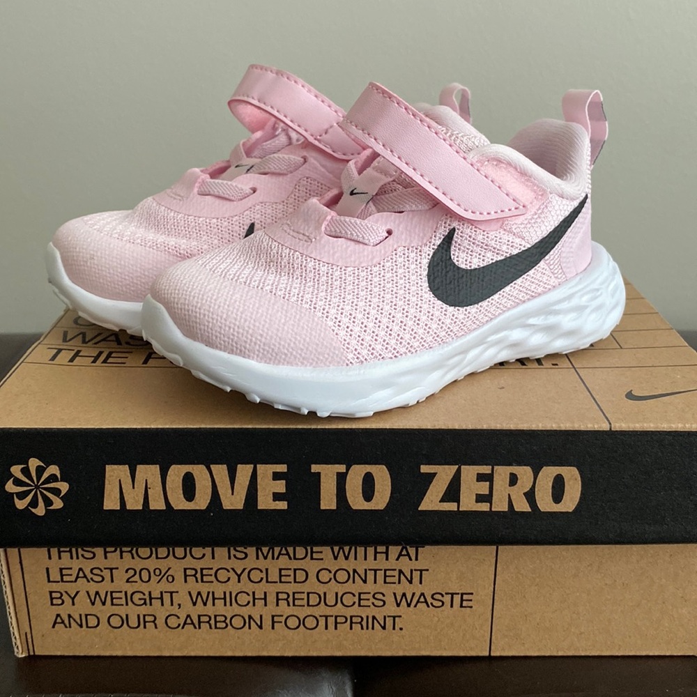 Pink Nike sneakers